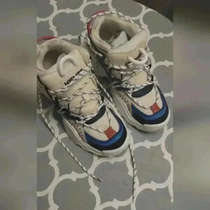 NWB Kenzo panelled-design sneakers FR 36 (US 5) Blue Red